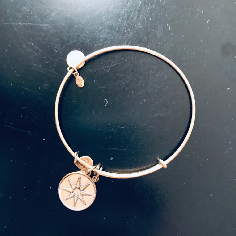 Alex + Ani 8 Point Star Gold Bracelet
